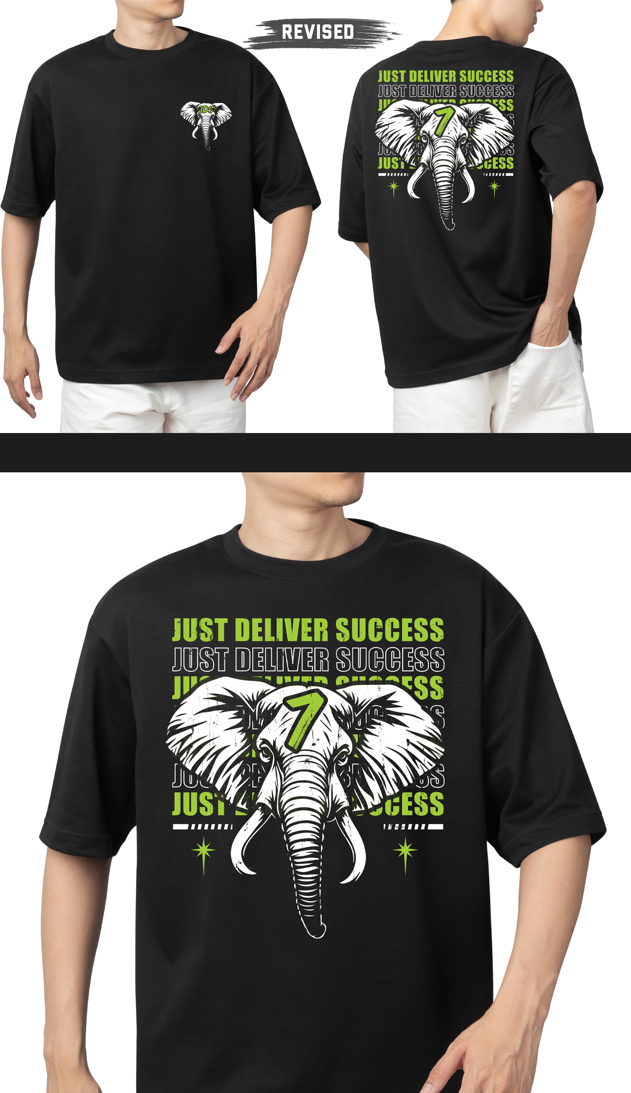 T-shirt Design by Teespixels for JDS- just deliver success  | Design #35544930