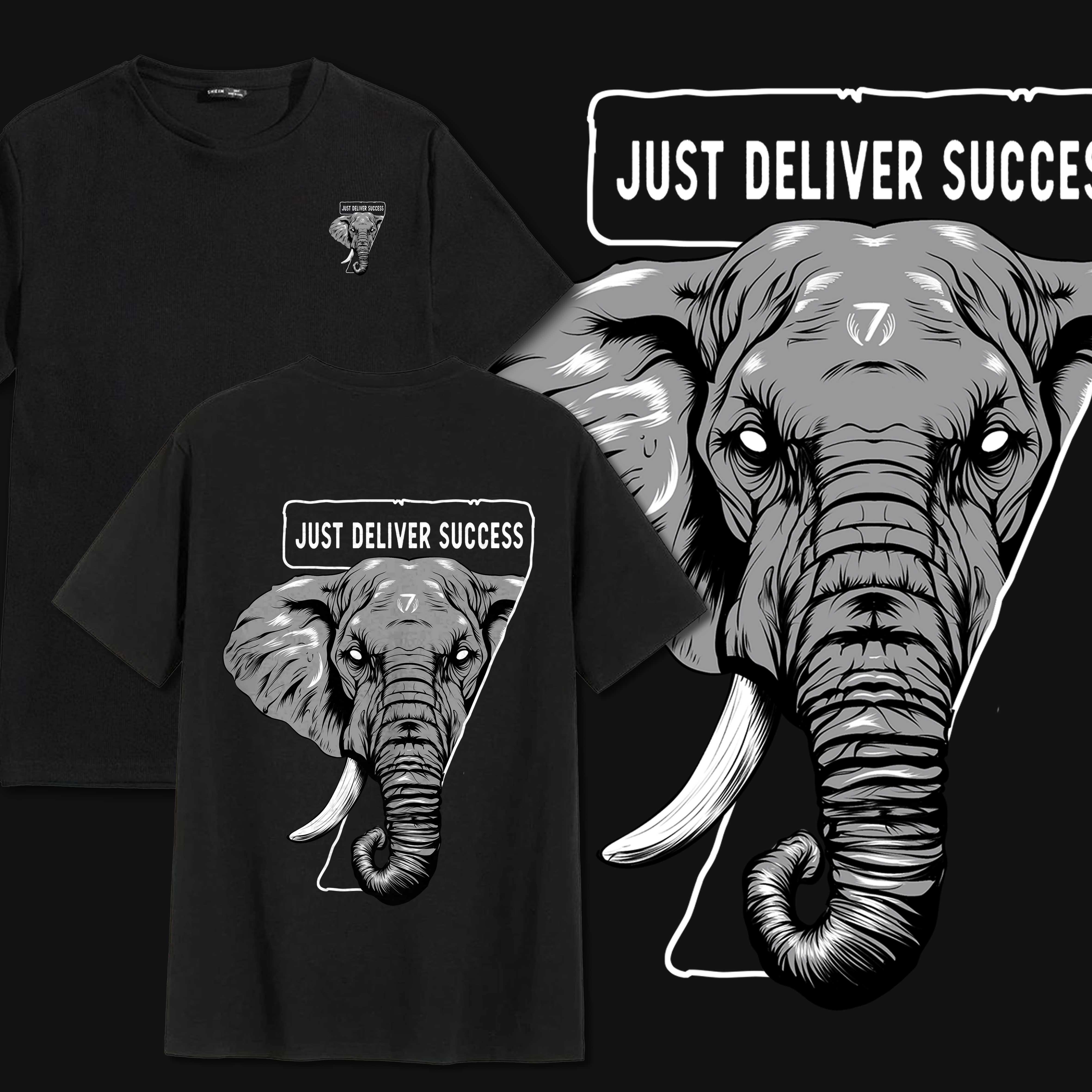 T-shirt Design by Fortunate Studio for JDS- just deliver success  | Design #35544736