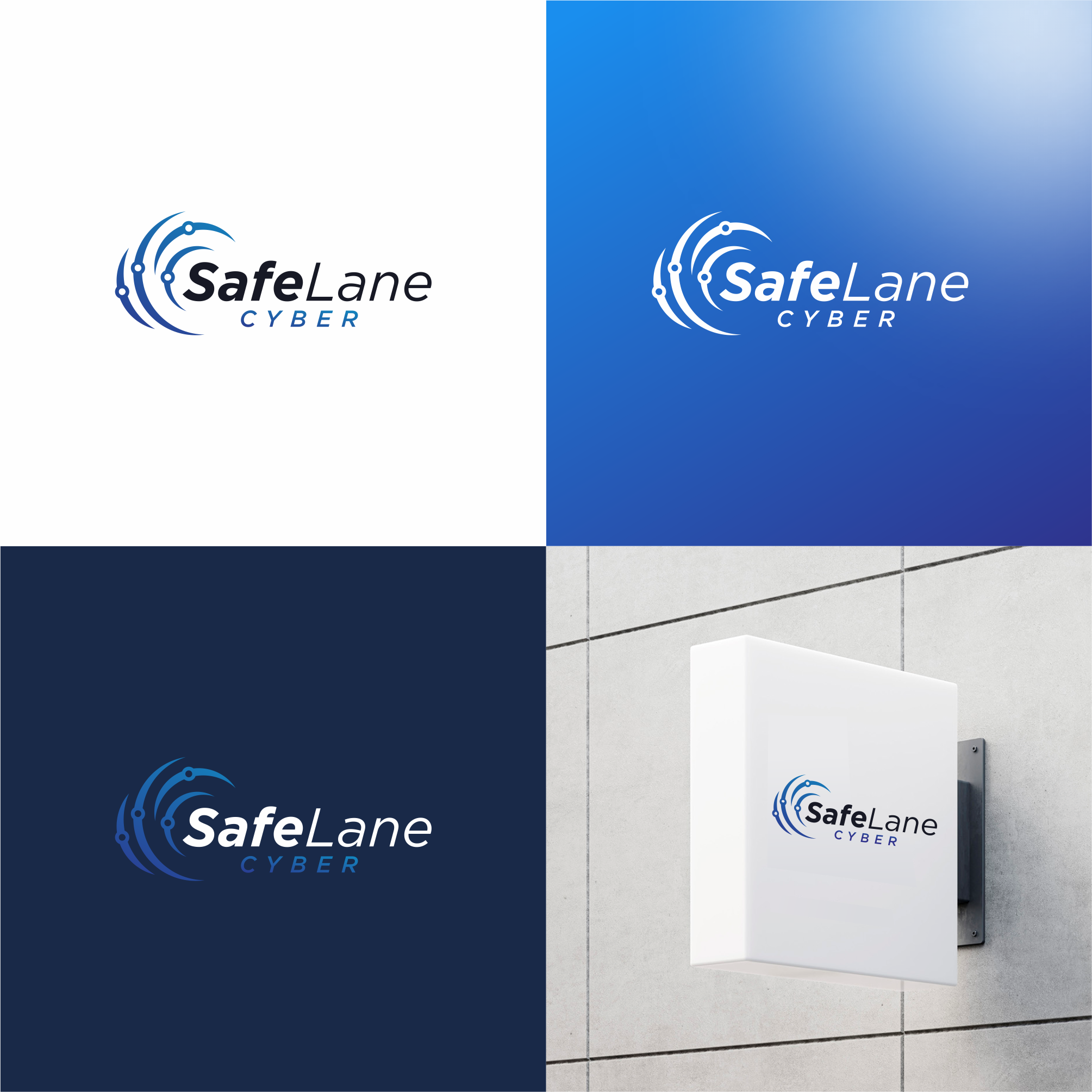 Logo Design by QueenArt for SafeLane Cyber | Design #35549655