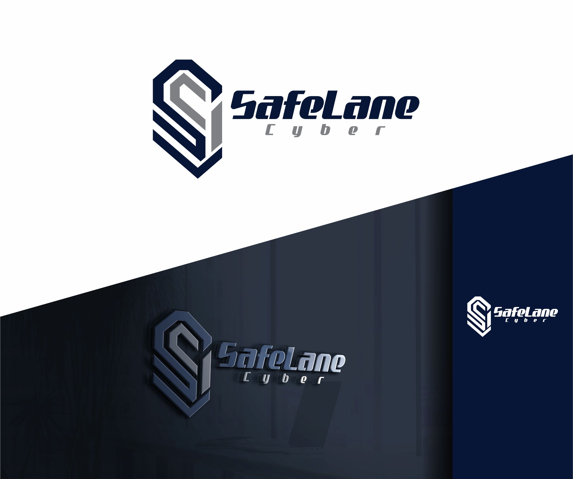 Logo Design by alkaline for SafeLane Cyber | Design #35550274