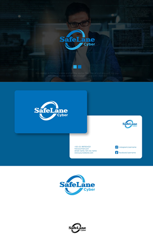 Logo Design by chilliebird studio for SafeLane Cyber | Design: #35543241