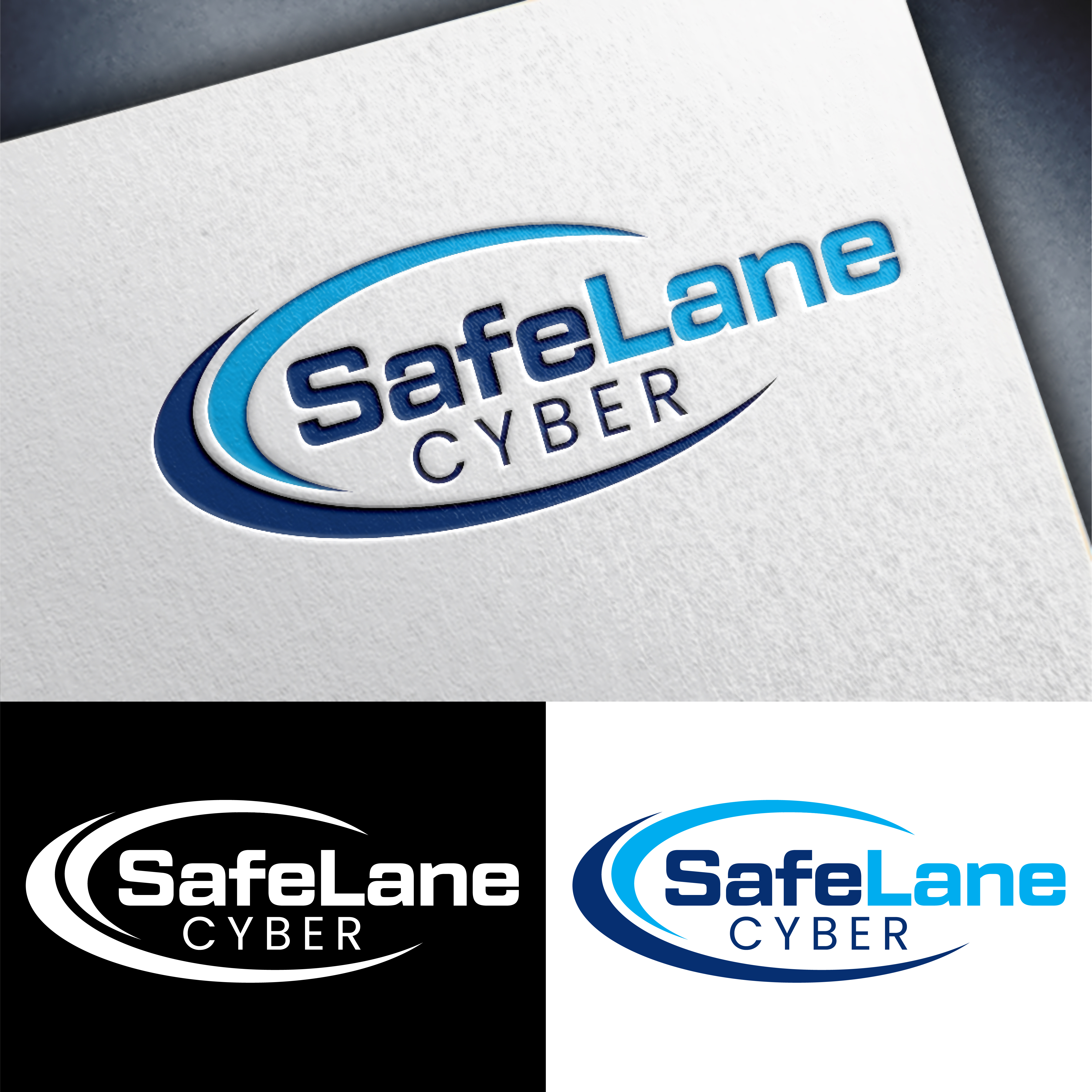 Logo Design by John Mark Arts for SafeLane Cyber | Design #35543207