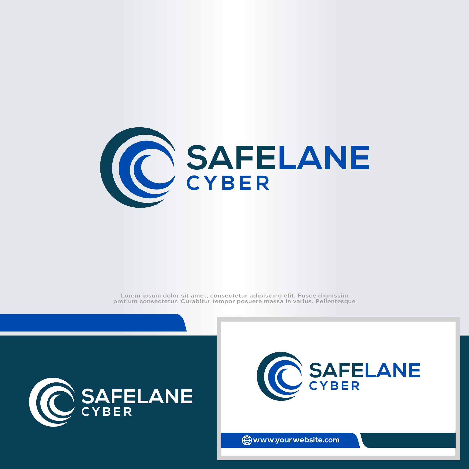 Logo Design by win it for SafeLane Cyber | Design #35543768