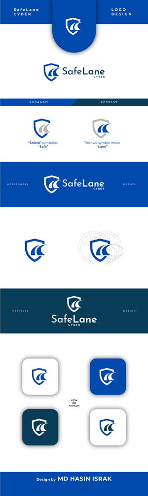 Logo Design by Md Hasin Israk for SafeLane Cyber | Design: #35544577