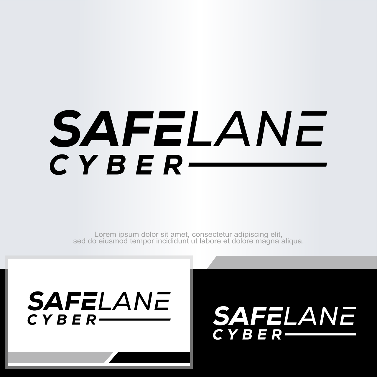 Logo Design by Argidhan for SafeLane Cyber | Design #35543398