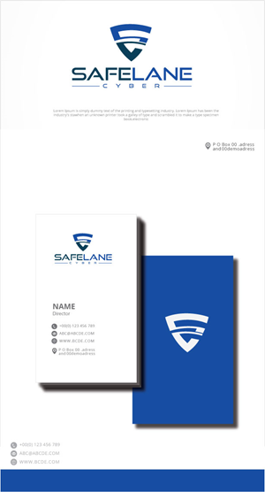 Diseño de Logo por zebronicgraphic para SafeLane Cyber | Diseño: #35545071