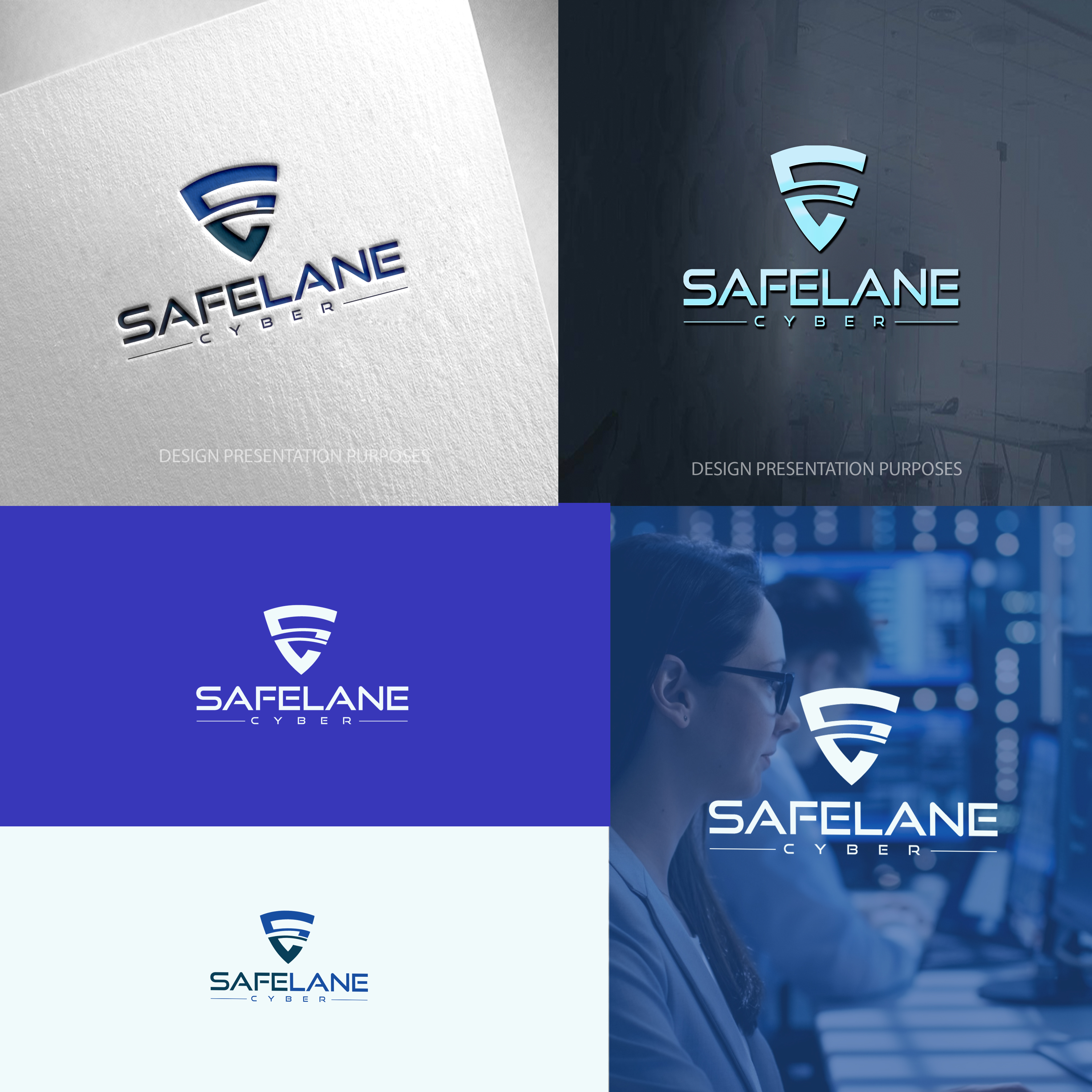Logo Design by zebronicgraphic for SafeLane Cyber | Design #35545074