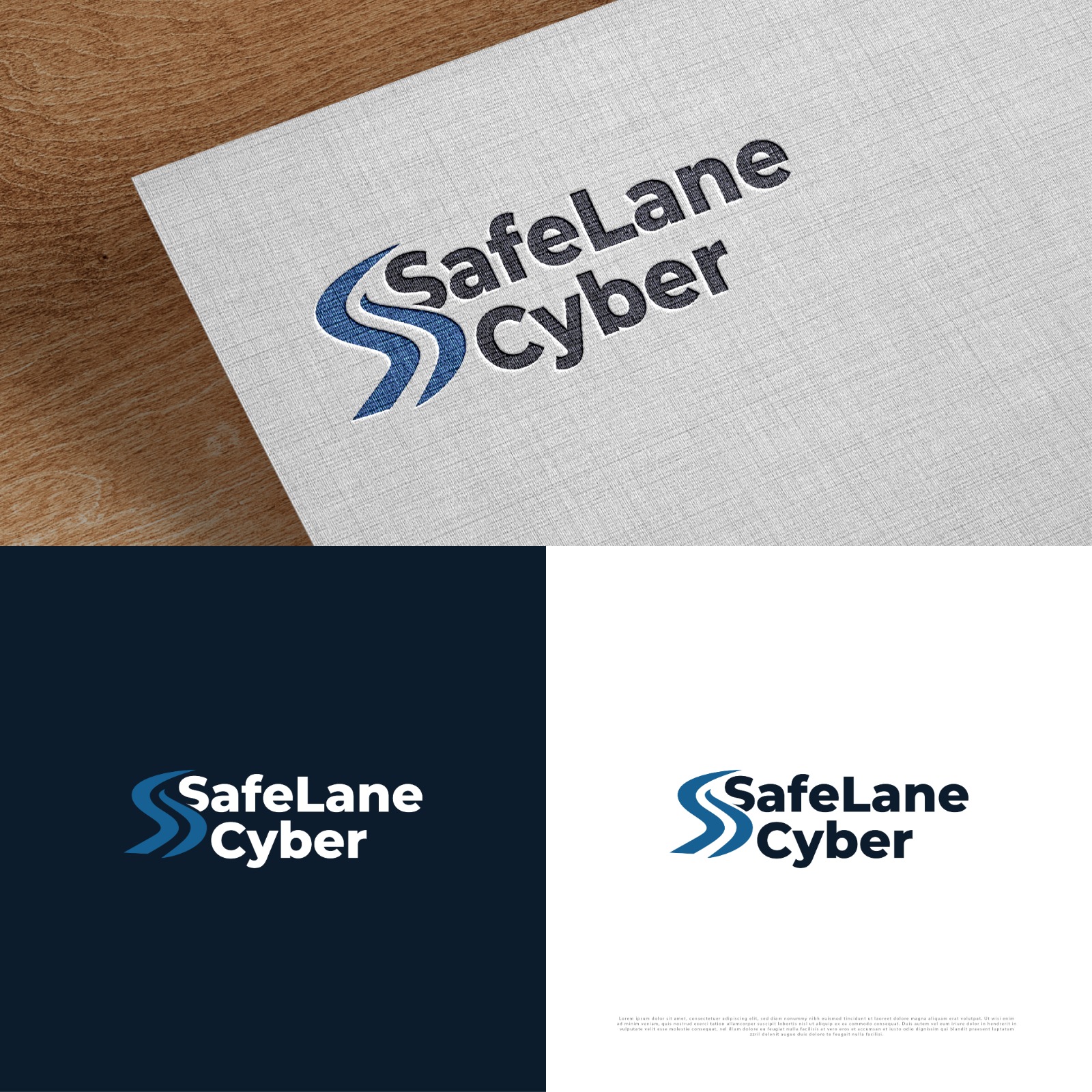 Logo Design by Titan Solbiz for SafeLane Cyber | Design #35550473