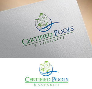 Logo Design by Om Namah Shivay for Certified Pools & Concrete | Design: #35565846