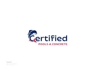 Logo Design by mehedi.h for Certified Pools & Concrete | Design: #35557846