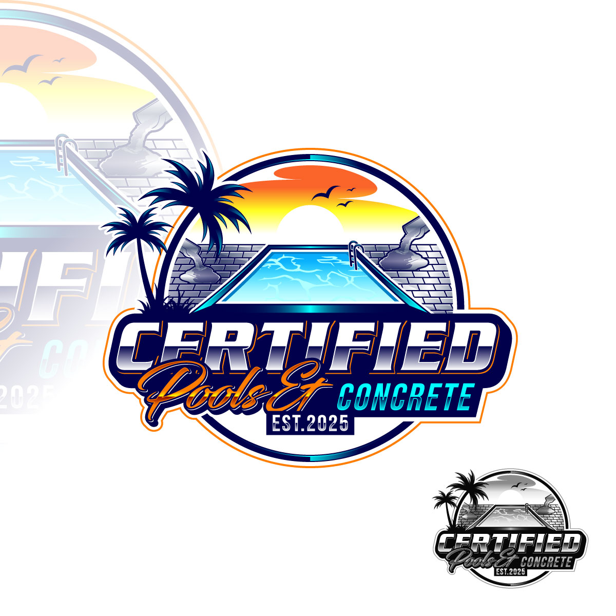 Design de Logo par Suvendu.S pour Certified Pools & Concrete | Design #35566129