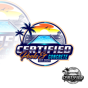 Logo Design by Suvendu.S for Certified Pools & Concrete | Design: #35566129