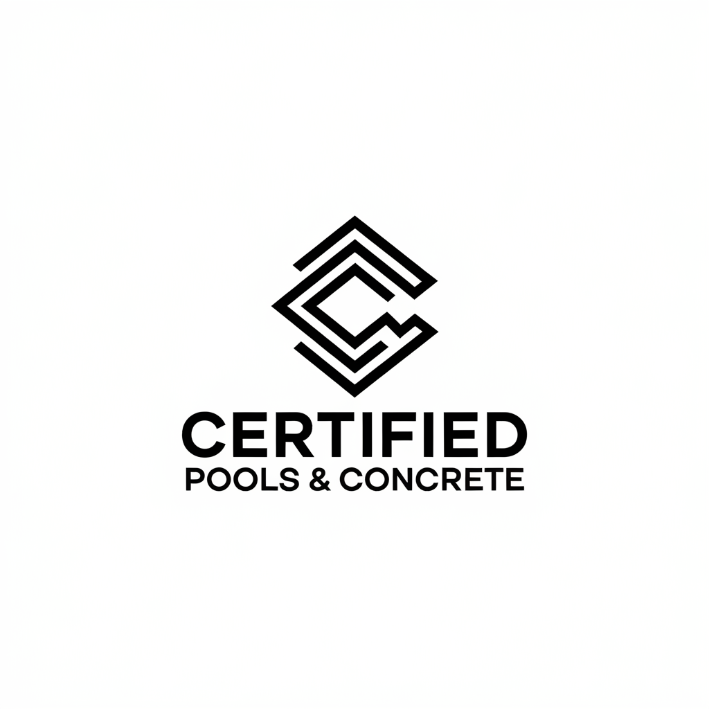 Logo Design by Ar_nisam_usman for Certified Pools & Concrete | Design #35549639