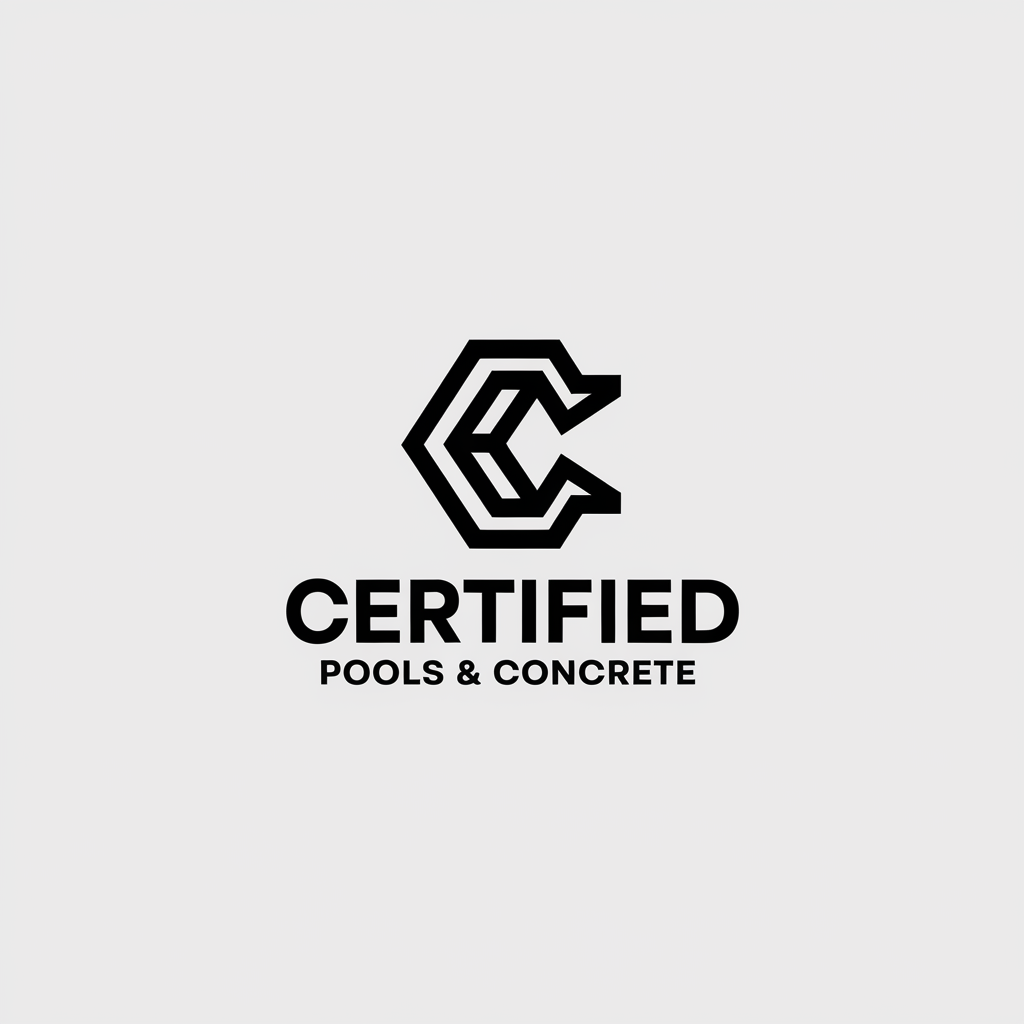 Logo Design by Ar_nisam_usman for Certified Pools & Concrete | Design #35549640