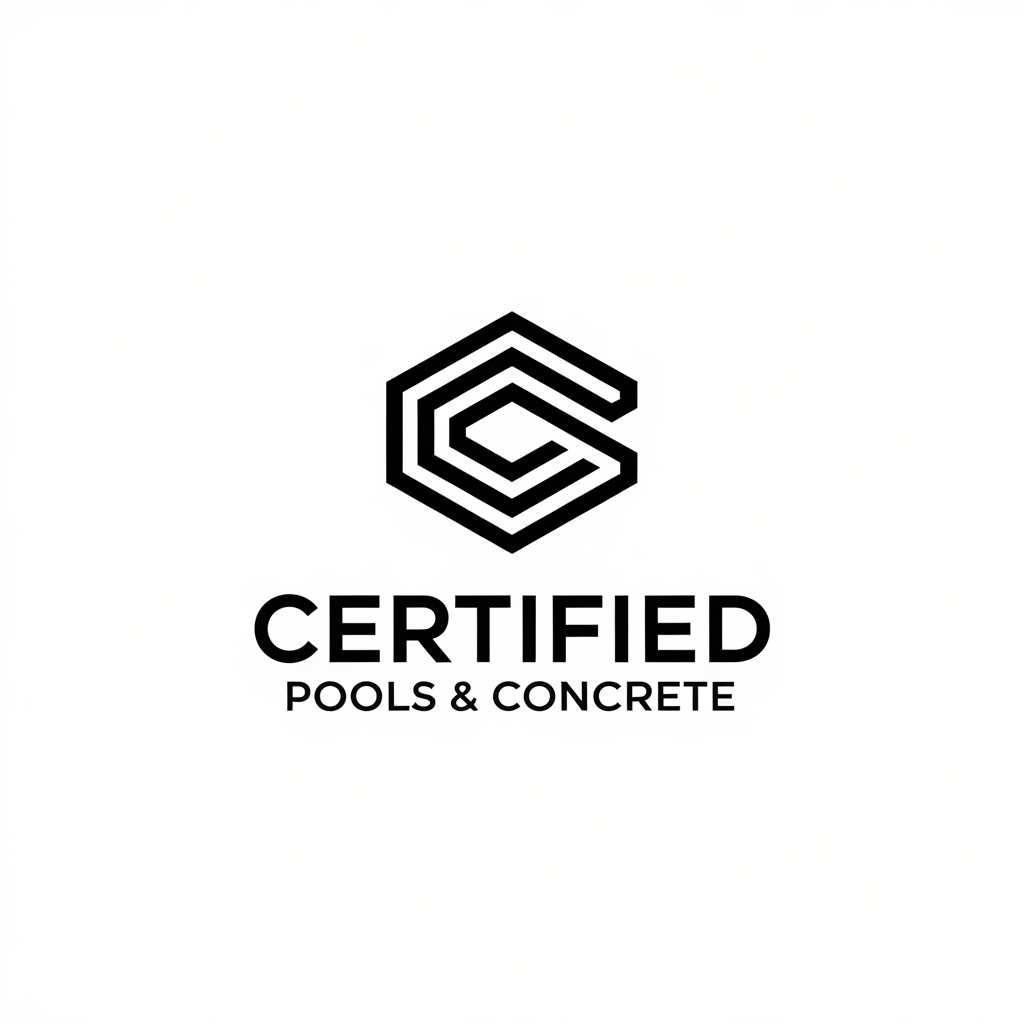 Diseño de Logo por Ar_nisam_usman para Certified Pools & Concrete | Diseño #35549641