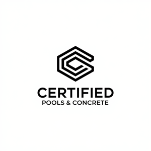 Logo Design by Ar_nisam_usman for Certified Pools & Concrete | Design: #35549641