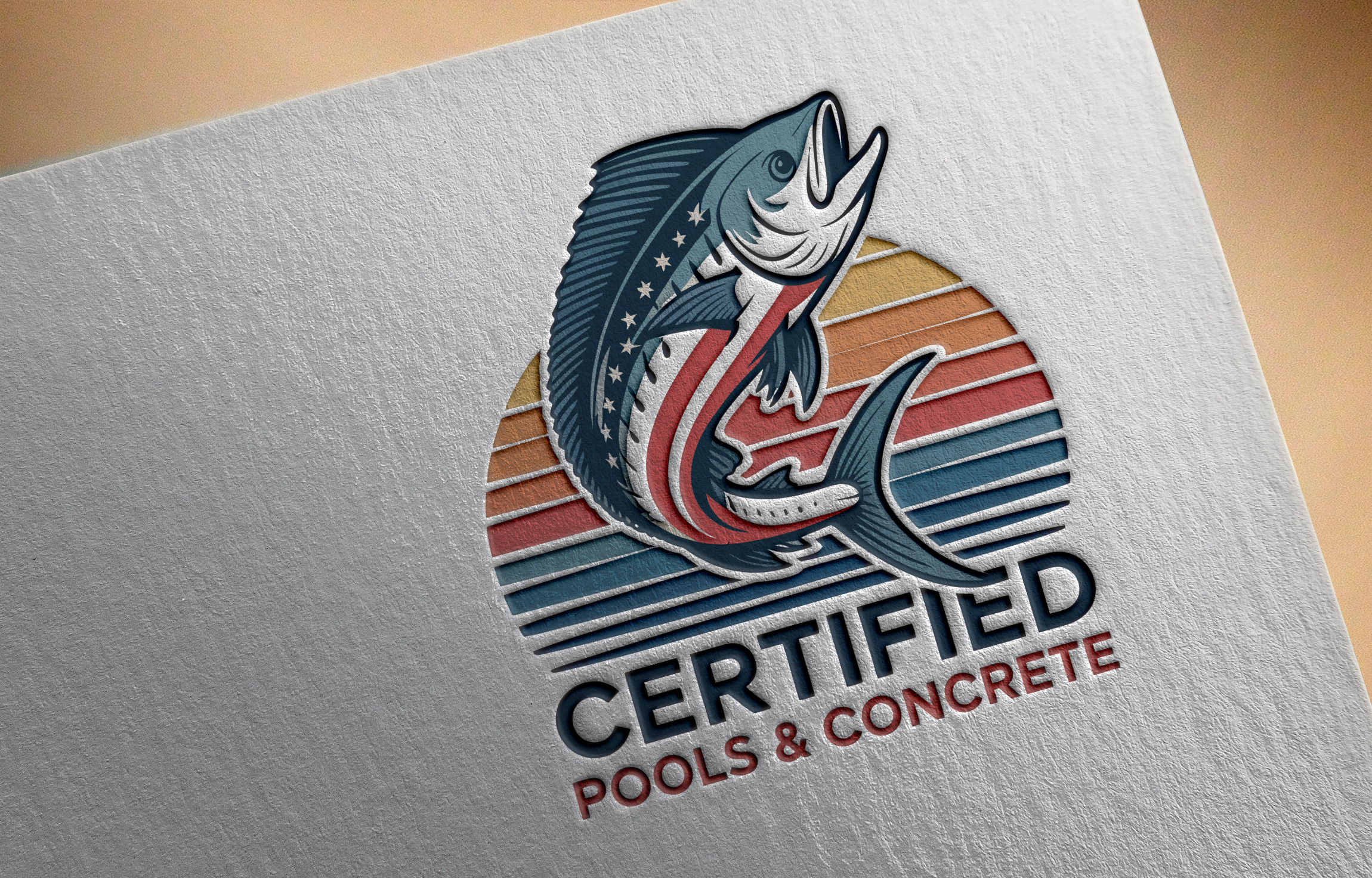Logo Design by Robi-The Child for Certified Pools & Concrete | Design #35559824