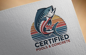 Logo Design by Robi-The Child for Certified Pools & Concrete | Design: #35559824
