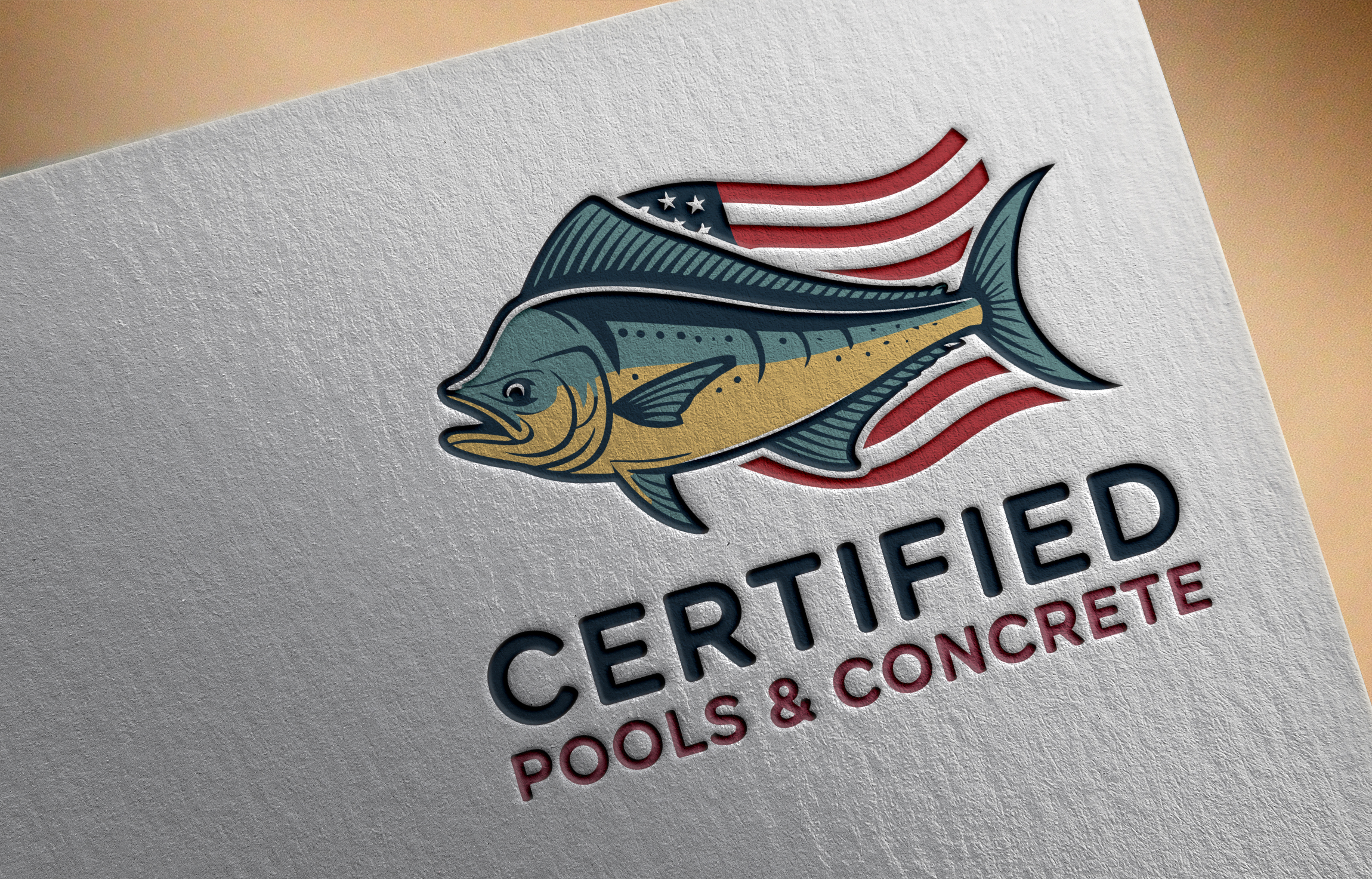 Logo Design by Robi-The Child for Certified Pools & Concrete | Design #35559825