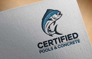 Logo Design by Robi-The Child for Certified Pools & Concrete | Design: #35559827