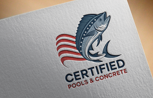 Logo Design by Robi-The Child for Certified Pools & Concrete | Design: #35559829