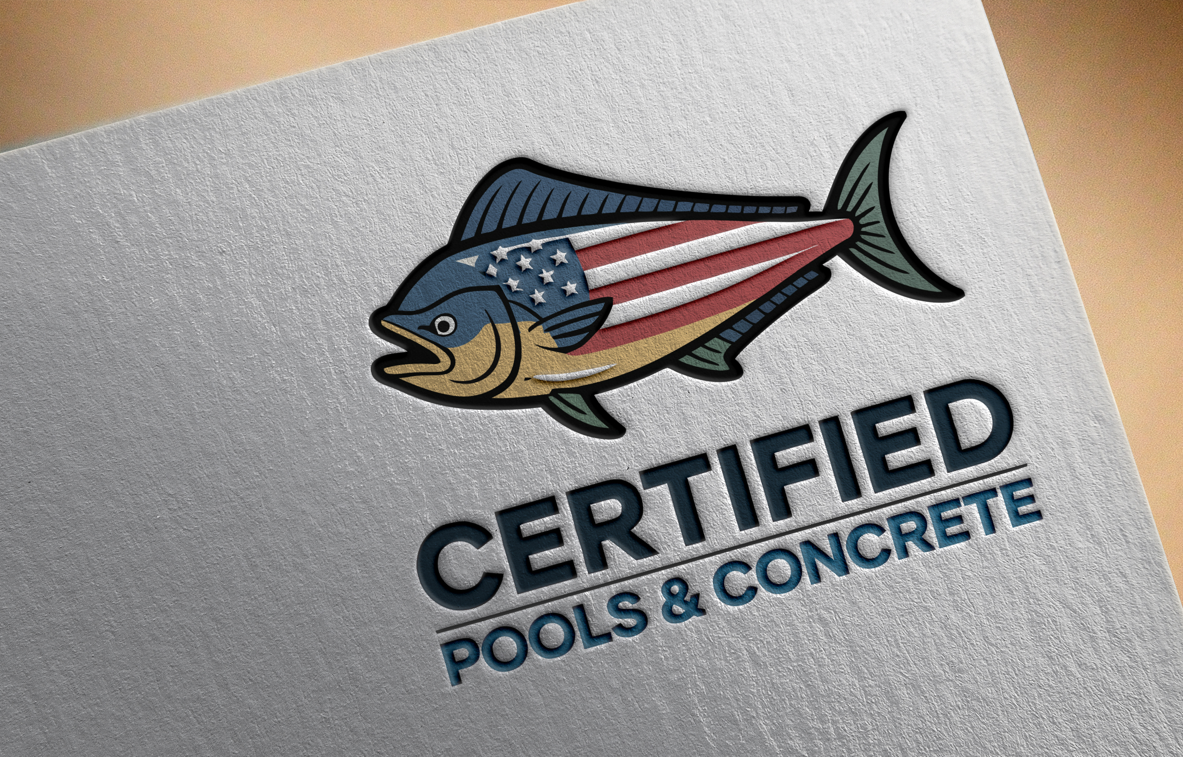Logo Design by Robi-The Child for Certified Pools & Concrete | Design #35559831