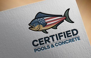 Logo Design by Robi-The Child for Certified Pools & Concrete | Design: #35559831