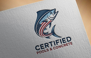 Logo Design by Robi-The Child for Certified Pools & Concrete | Design: #35559832