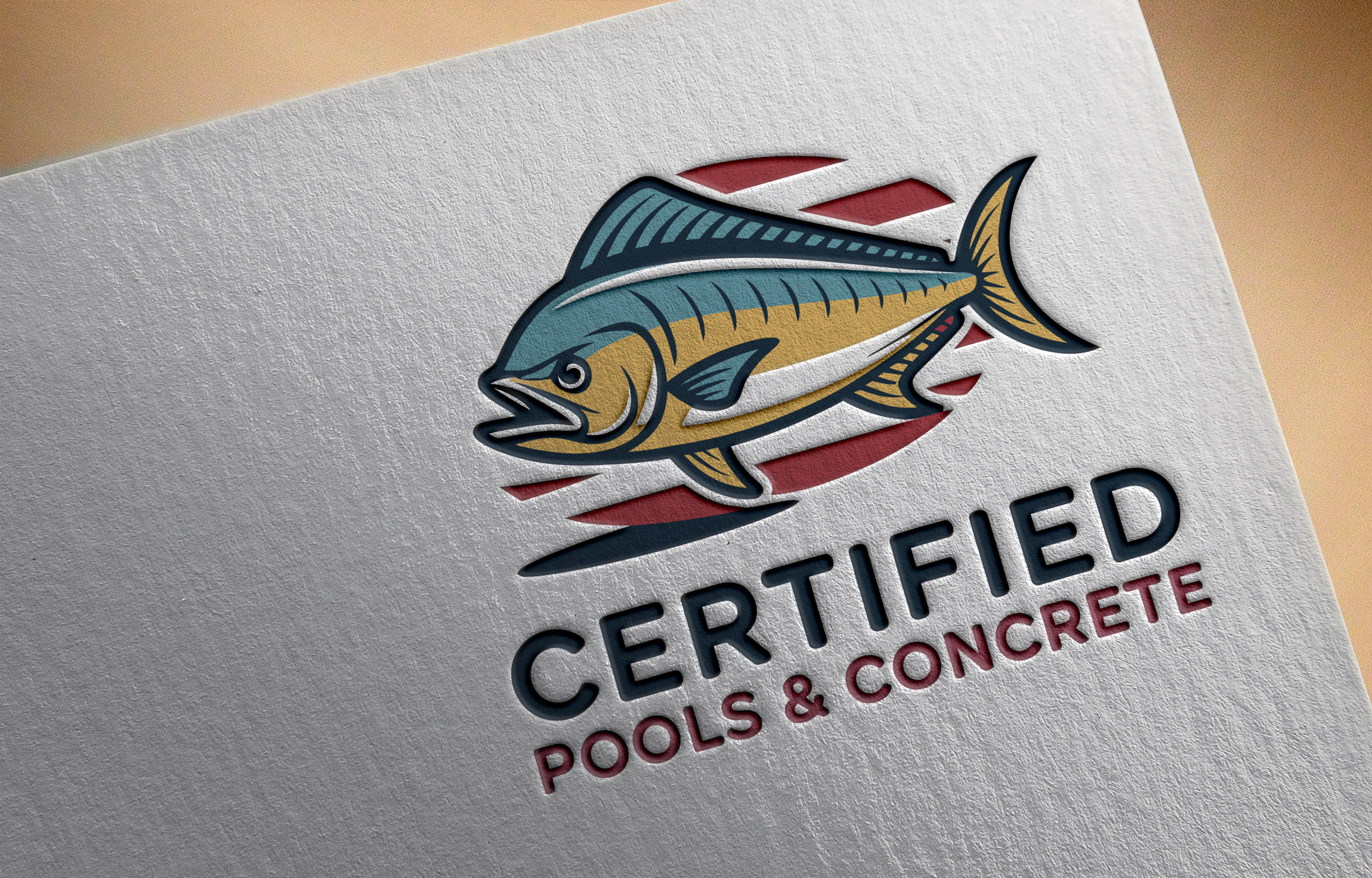 Logo Design by Robi-The Child for Certified Pools & Concrete | Design #35559909
