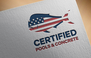Logo Design by Robi-The Child for Certified Pools & Concrete | Design: #35559911