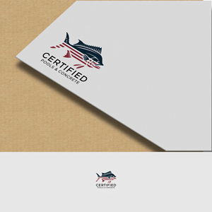 Logo Design by mekail for Certified Pools & Concrete | Design: #35549309