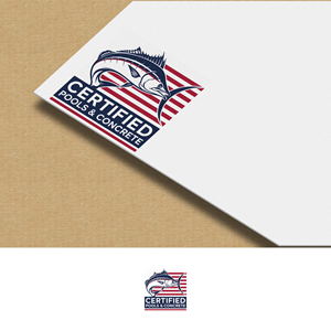 Logo Design by mekail for Certified Pools & Concrete | Design: #35549310