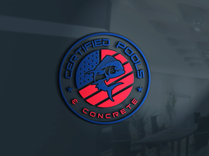 Logo Design by Md ahasan for Certified Pools & Concrete | Design: #35549425