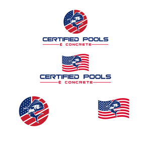 Logo Design by Md ahasan for Certified Pools & Concrete | Design: #35558154