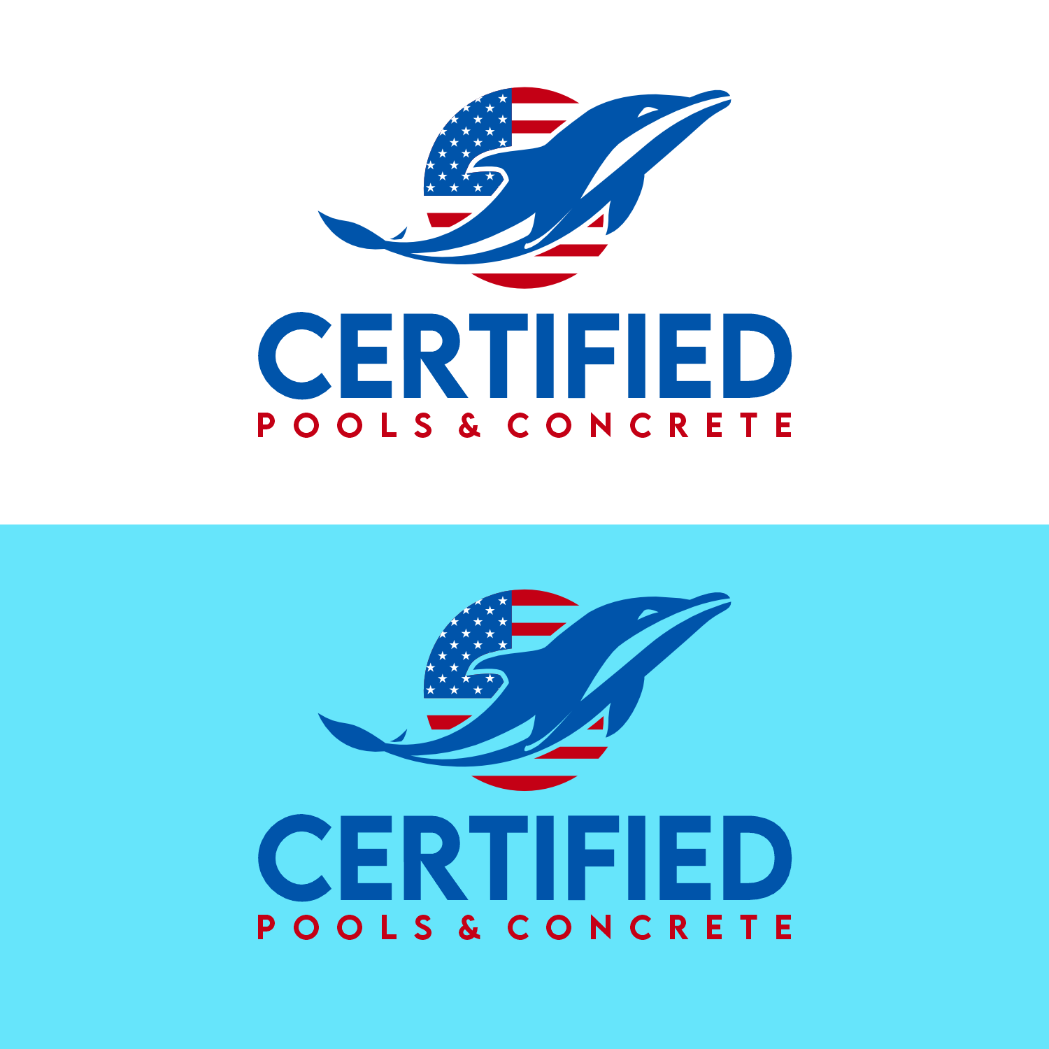 Logo Design by cah awu for Certified Pools & Concrete | Design #35548041