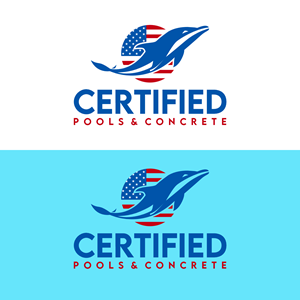 Logo Design by cah awu for Certified Pools & Concrete | Design: #35548041