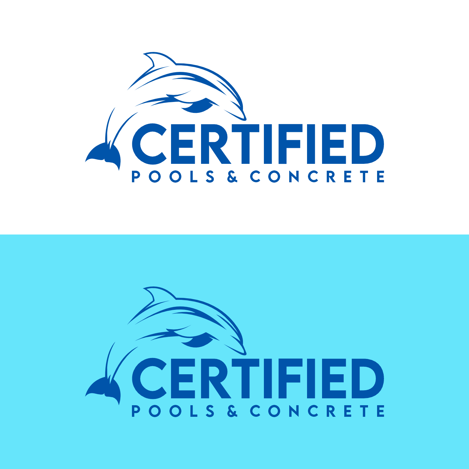 Logo Design by cah awu for Certified Pools & Concrete | Design #35548113