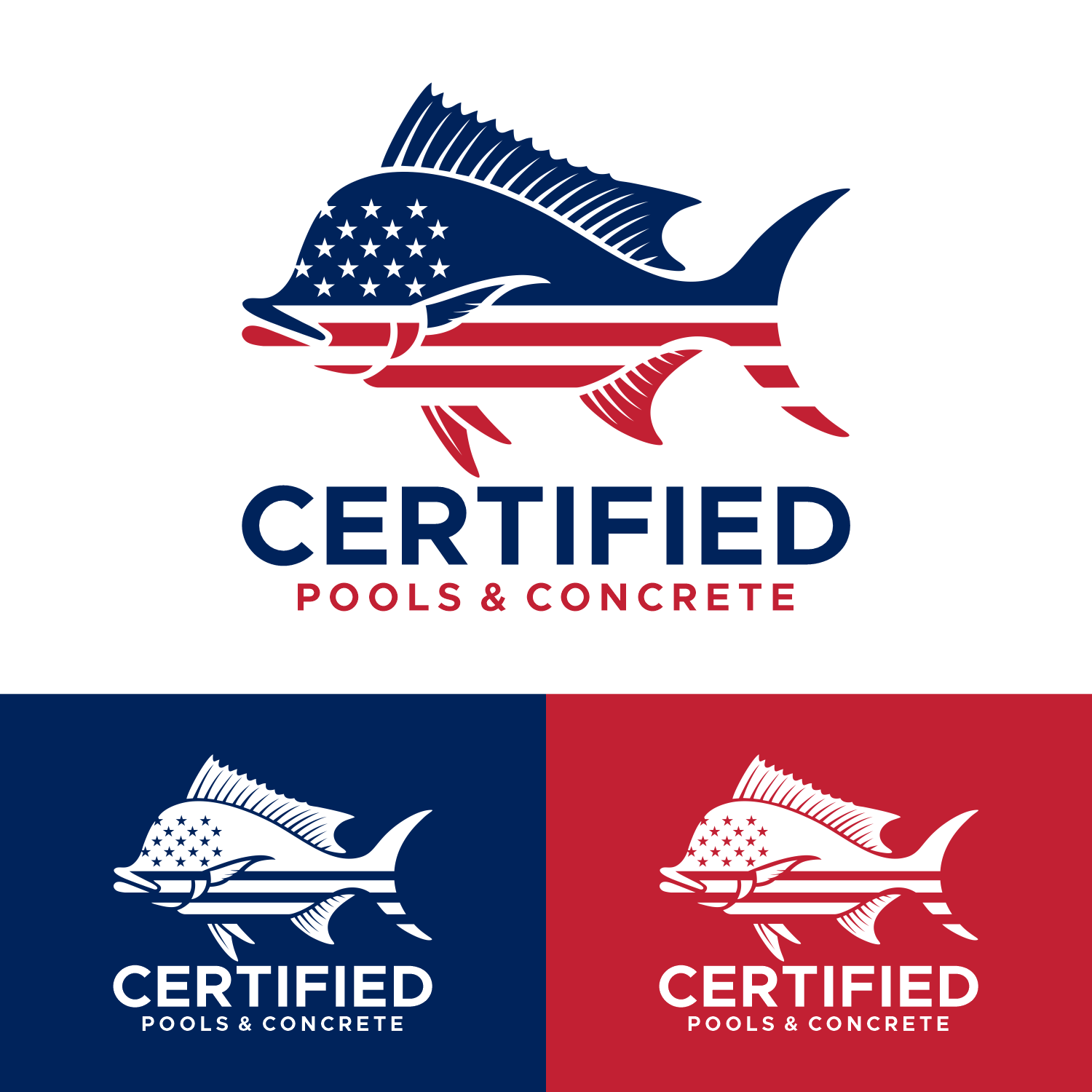 Logo Design by 16surya for Certified Pools & Concrete | Design #35548600