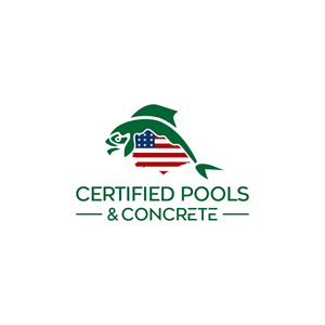 Logo Design by magelangart for Certified Pools & Concrete | Design: #35560163