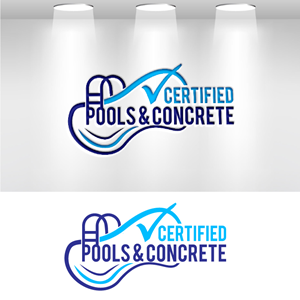 Logo Design by VisionCraft™ for Certified Pools & Concrete | Design: #35551304