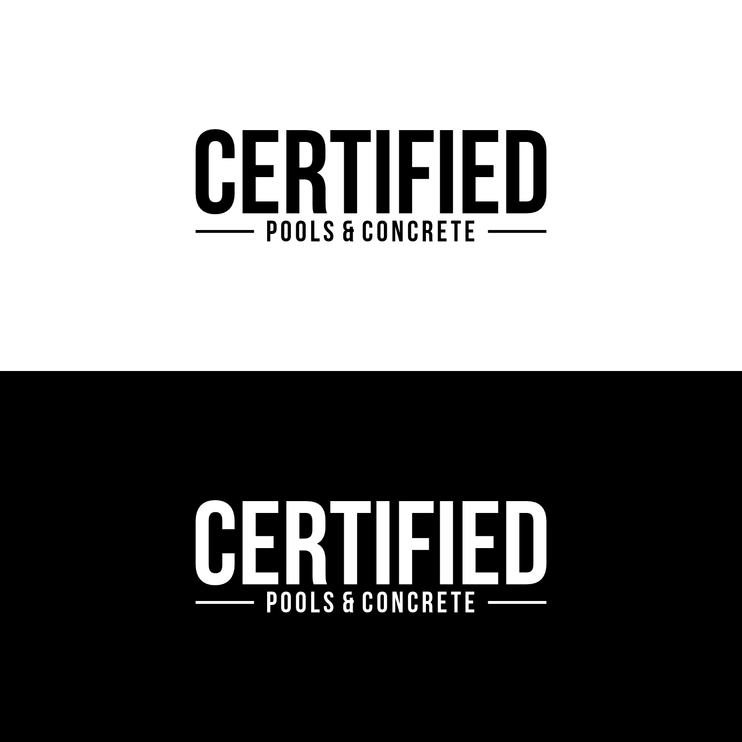 Logo Design by Solikin Design for Certified Pools & Concrete | Design #35548458