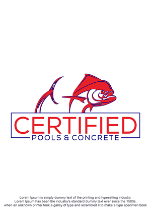 Logo Design by Abigaill_design for Certified Pools & Concrete | Design: #35551922