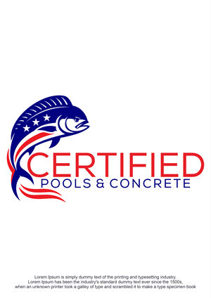 Logo Design by Abigaill_design for Certified Pools & Concrete | Design: #35562222
