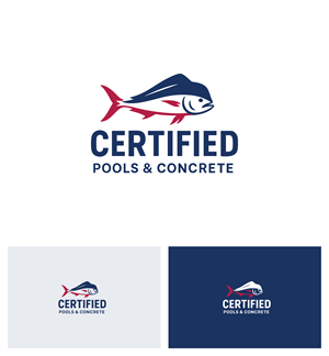 Logo Design by Afsana_Hoque for Certified Pools & Concrete | Design: #35553193