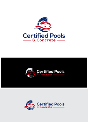 Logo Design by Deziners Zone for Certified Pools & Concrete | Design: #35550936