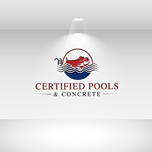 Logo Design by Deziners Zone for Certified Pools & Concrete | Design: #35550938