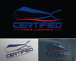 Logo Design by Atec for Certified Pools & Concrete | Design: #35553488
