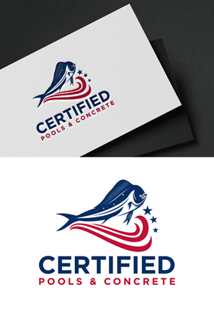 Logo Design by fly  design for Certified Pools & Concrete | Design: #35551800