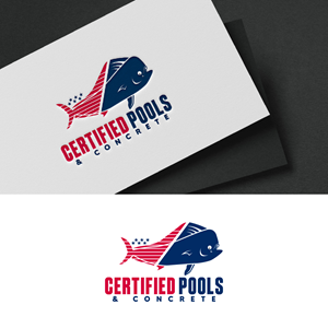 Logo Design by fly  design for Certified Pools & Concrete | Design: #35551804