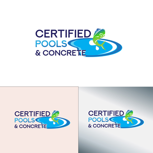 Logo Design by fly  design for Certified Pools & Concrete | Design: #35551806